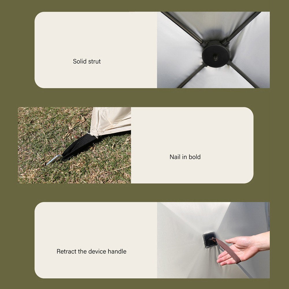 Automatic Lightweight Windproof Waterproof Folding Sunshade Camping Tent