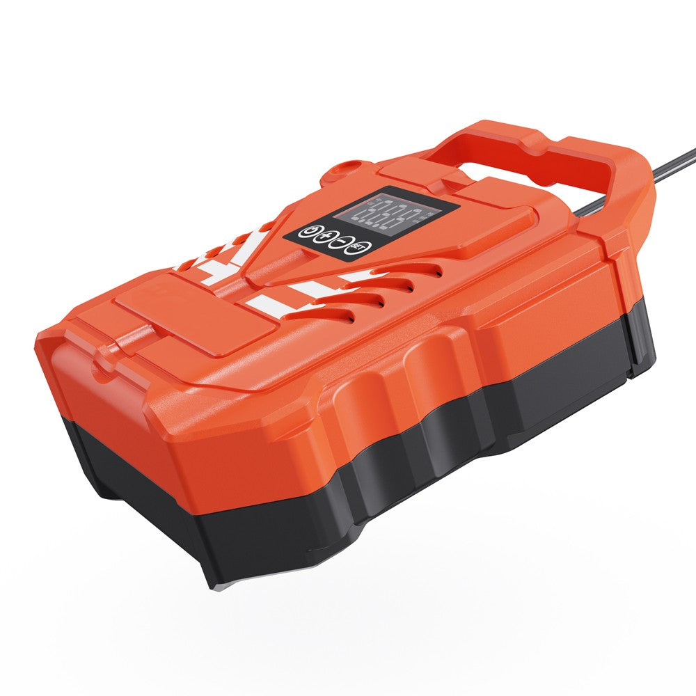 Portable 22PSI High Pressure Paddle Board Pump - 12V Car Electric Air Compressor with Auto-Off, Inflation/Deflation Modes & 7 Nozzles for Boats, Kayaks, Tents, Pools, SUPs