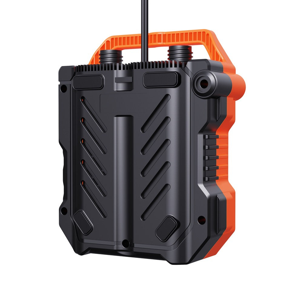 Portable 22PSI High Pressure Paddle Board Pump - 12V Car Electric Air Compressor with Auto-Off, Inflation/Deflation Modes & 7 Nozzles for Boats, Kayaks, Tents, Pools, SUPs