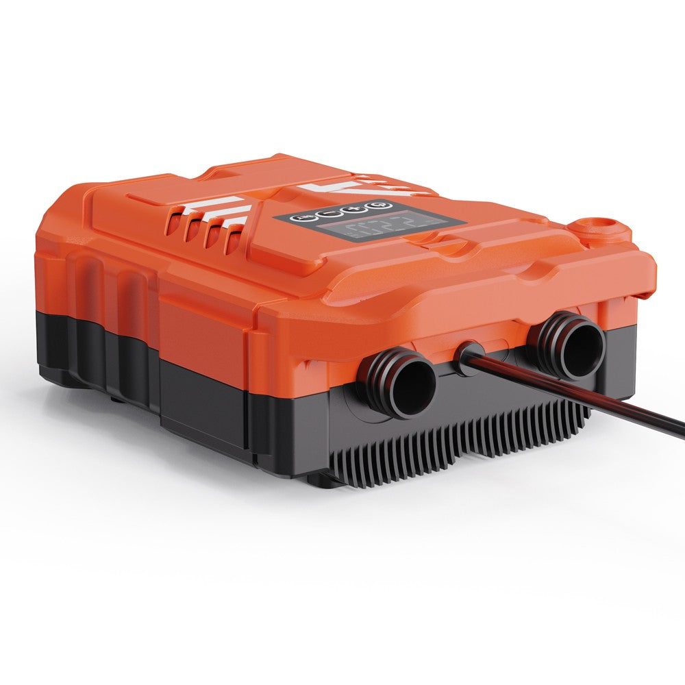 Portable 22PSI High Pressure Paddle Board Pump - 12V Car Electric Air Compressor with Auto-Off, Inflation/Deflation Modes & 7 Nozzles for Boats, Kayaks, Tents, Pools, SUPs