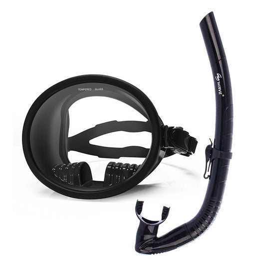 180° Panoramic Anti-Fog Snorkel Scuba Diving Mask for Clear Wide-View Snorkeling