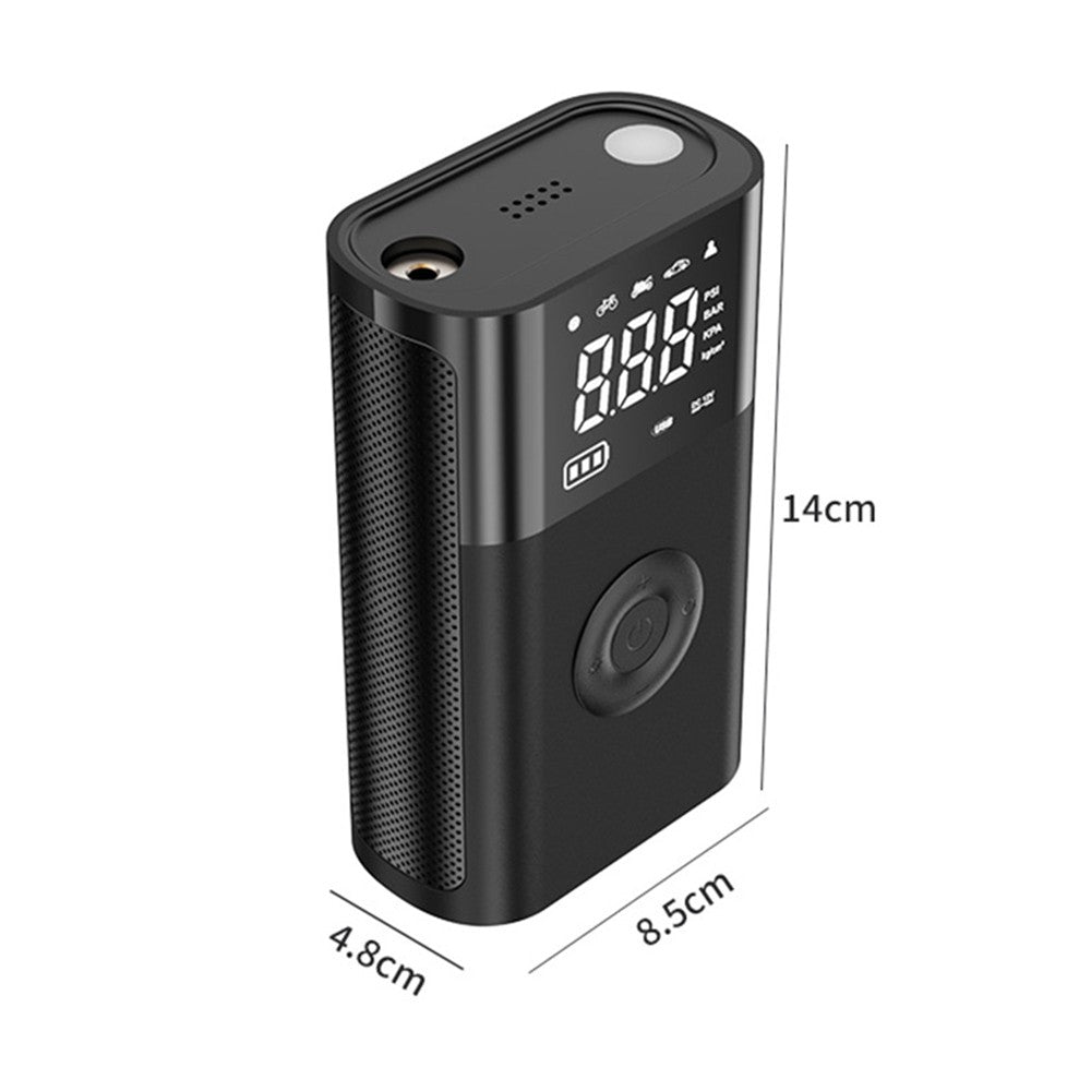 Cordless Tire Inflator Portable Air Compressor with Digital Display for Cars, Bikes, Motorcycles, and Balls