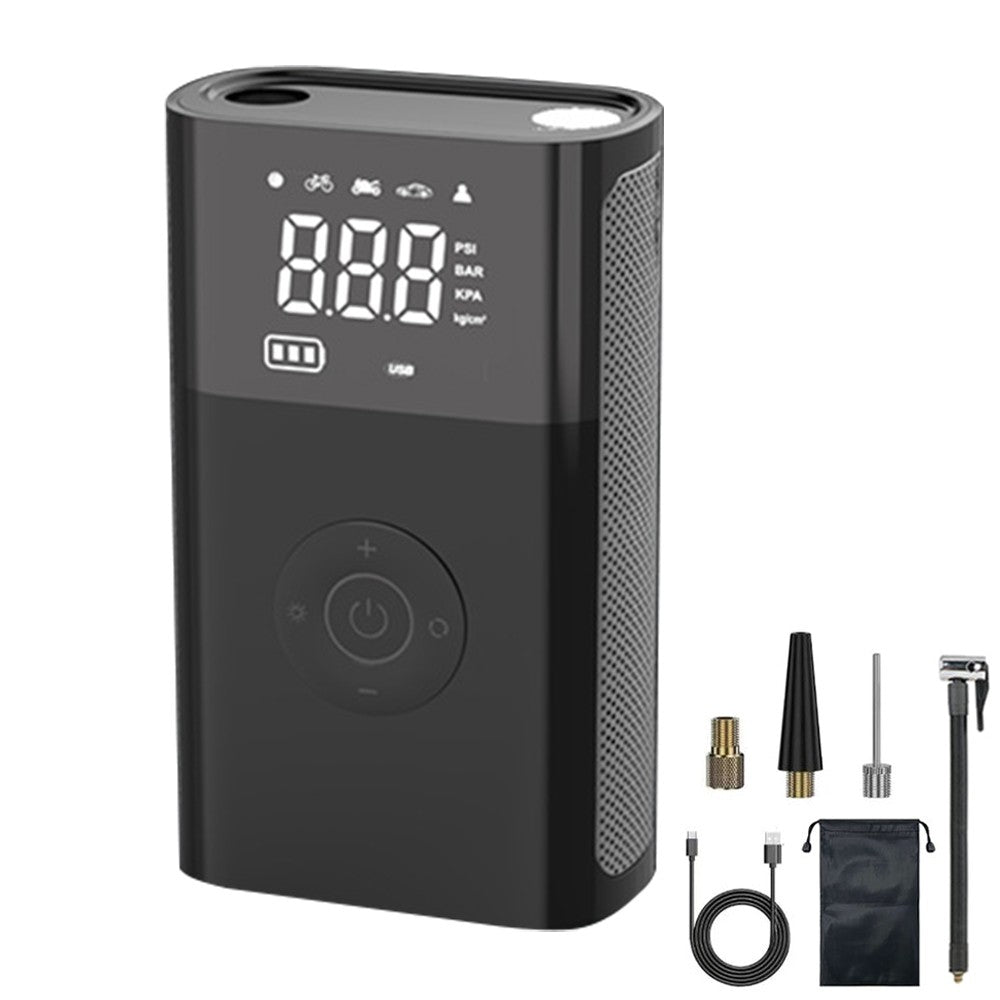Cordless Tire Inflator Portable Air Compressor with Digital Display for Cars, Bikes, Motorcycles, and Balls