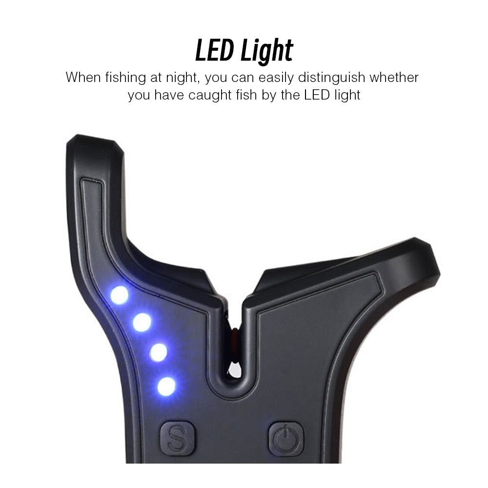 LED Electronic Fishing Bite Alarm Sound Indicator Bell