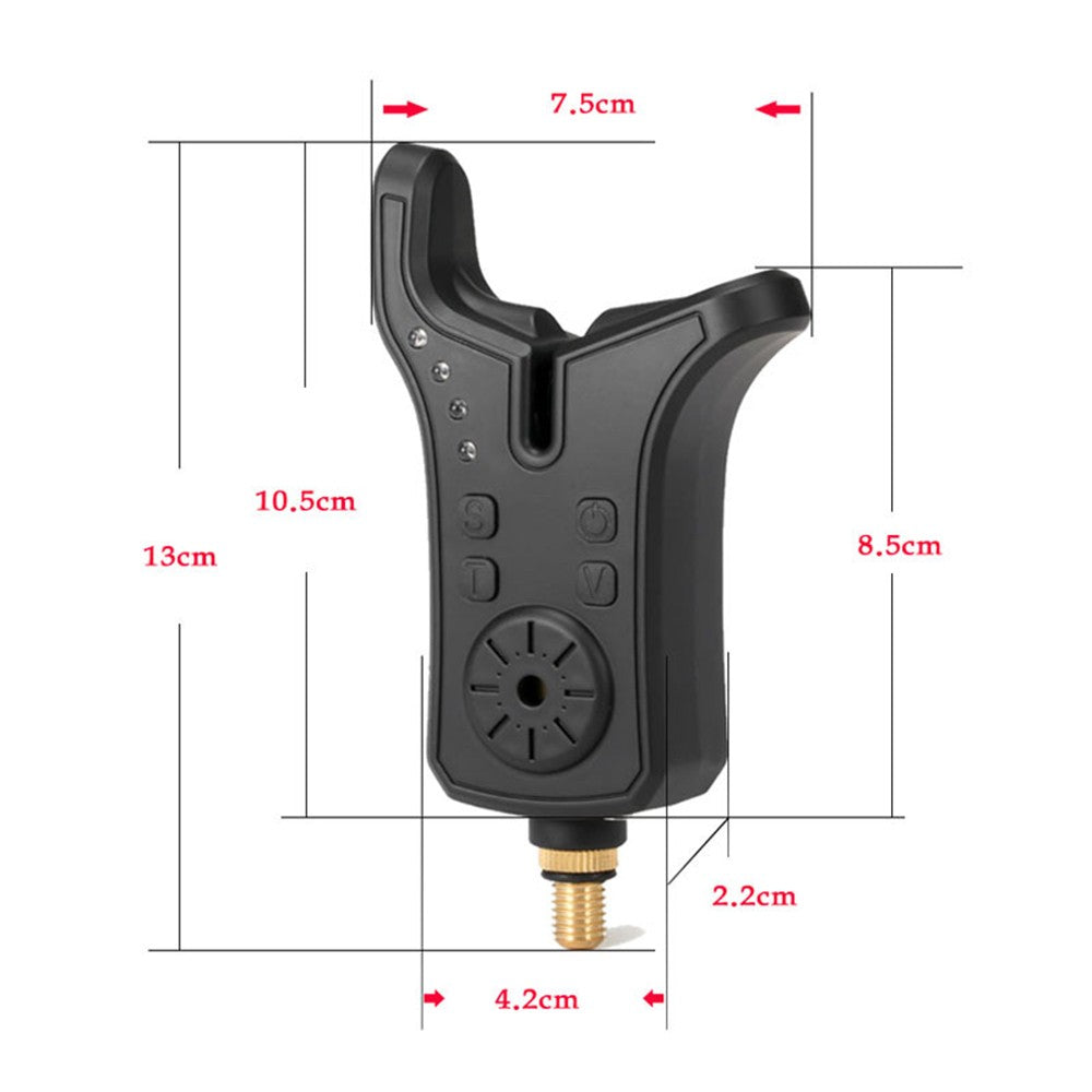 LED Electronic Fishing Bite Alarm Sound Indicator Bell
