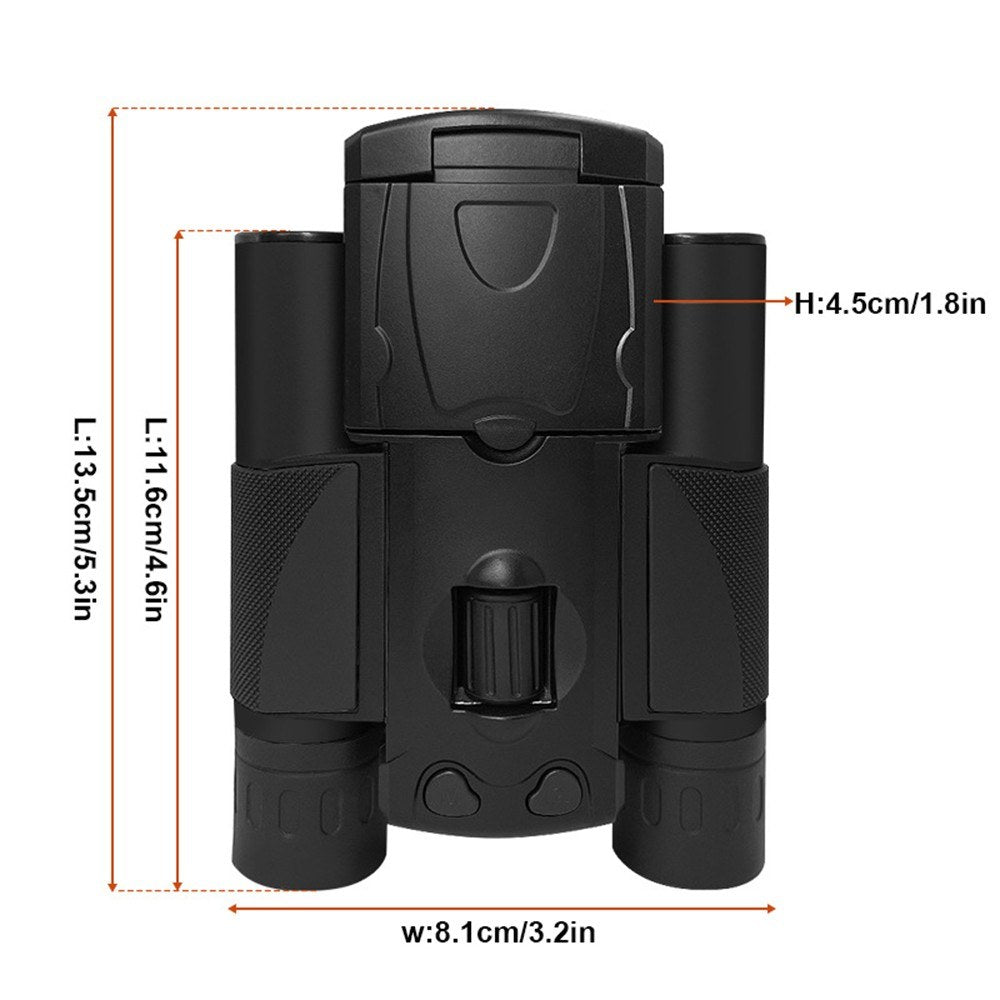 2.5K Video Digital Camera Binoculars with 8X Zoom, 40MP Photo & 2.0 LCD for Bird Watching, Hunting, Camping, Outdoor Activities, Security, Search & Rescue