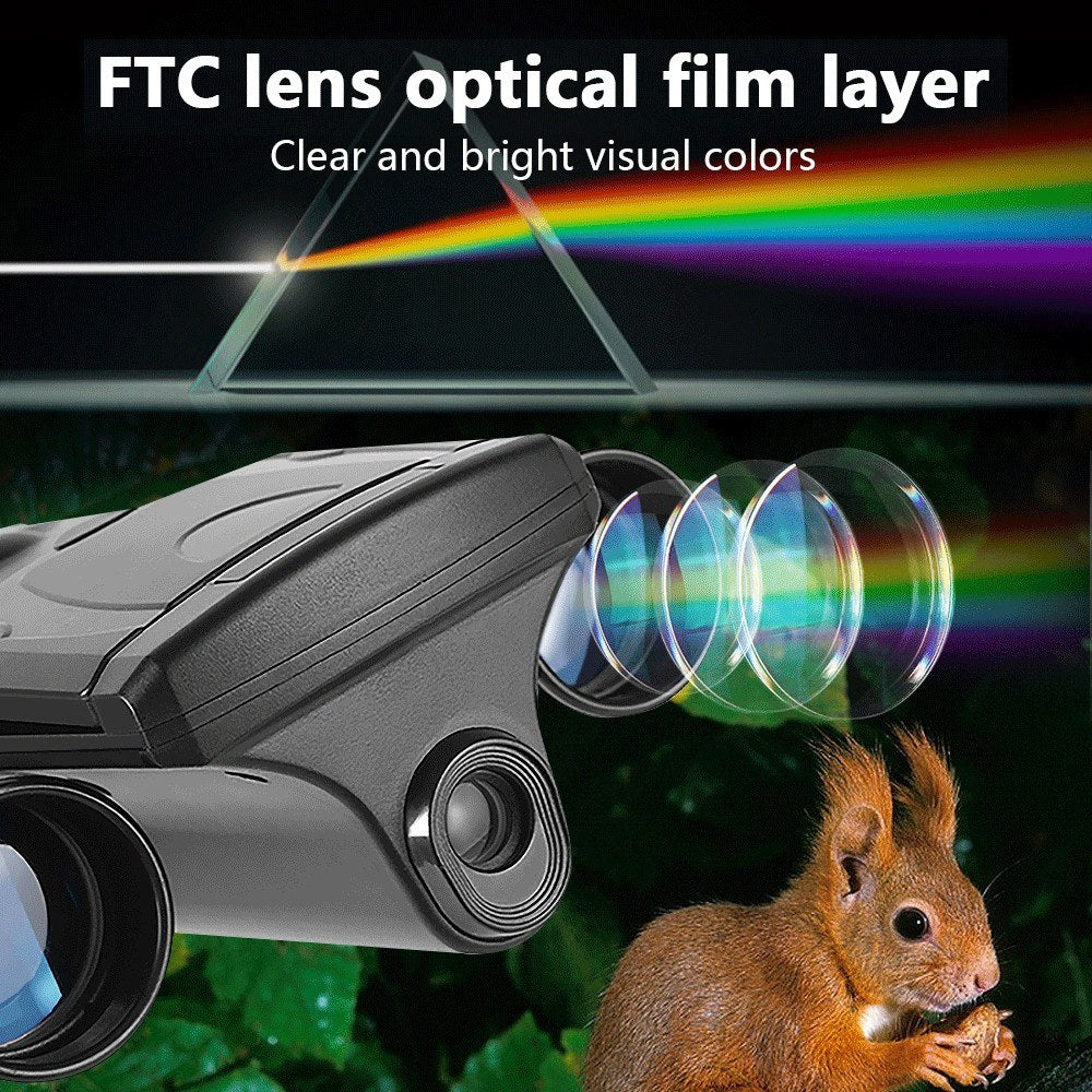 2.5K Video Digital Camera Binoculars with 8X Zoom, 40MP Photo & 2.0 LCD for Bird Watching, Hunting, Camping, Outdoor Activities, Security, Search & Rescue