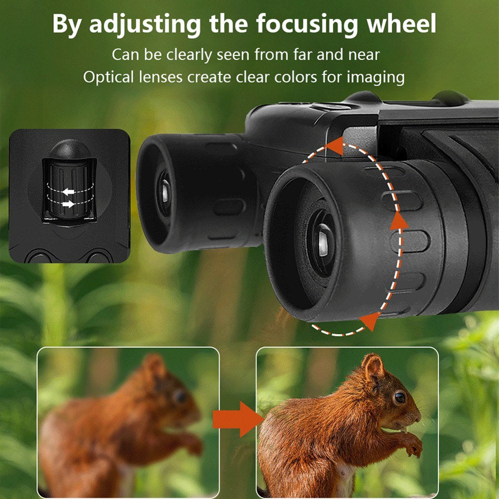 2.5K Video Digital Camera Binoculars with 8X Zoom, 40MP Photo & 2.0 LCD for Bird Watching, Hunting, Camping, Outdoor Activities, Security, Search & Rescue