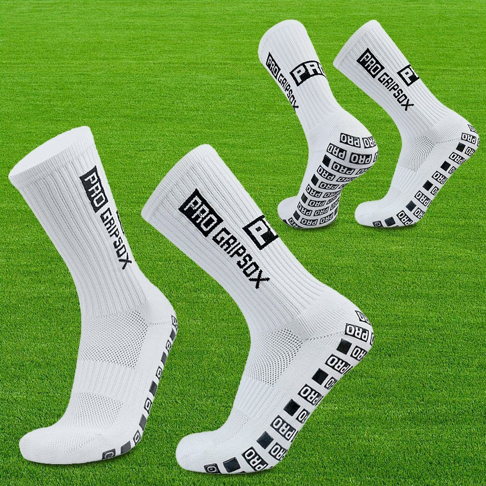 Anti-Slip Football Grip Socks for Men & Women - Sizes 39-46, Ideal for Sports & Daily Use (4 or 6 Pairs)