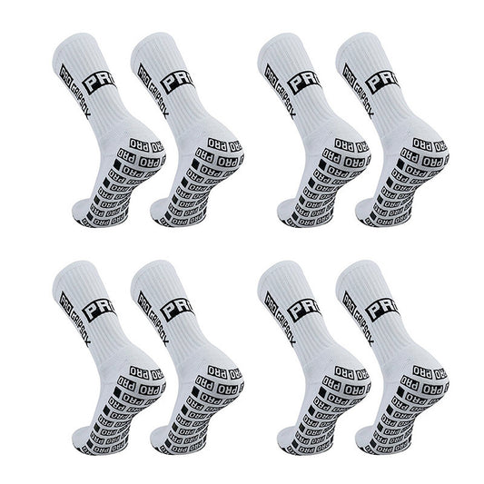 Anti-Slip Football Grip Socks for Men & Women - Sizes 39-46, Ideal for Sports & Daily Use (4 or 6 Pairs)