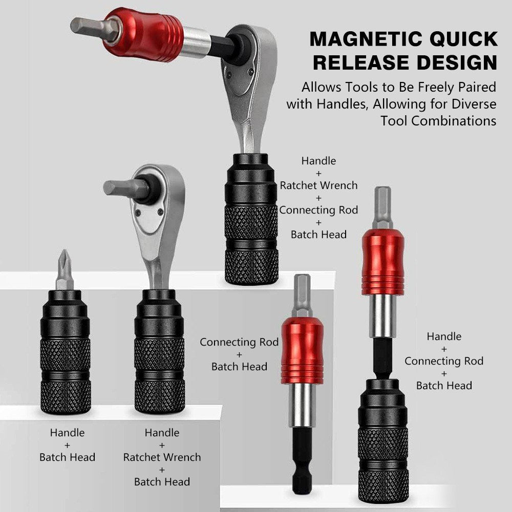 Compact Bike Repair Tool Kit with Ratchet Wrenches - Lightweight & Multi-Functional Bicycle Maintenance Tool Set