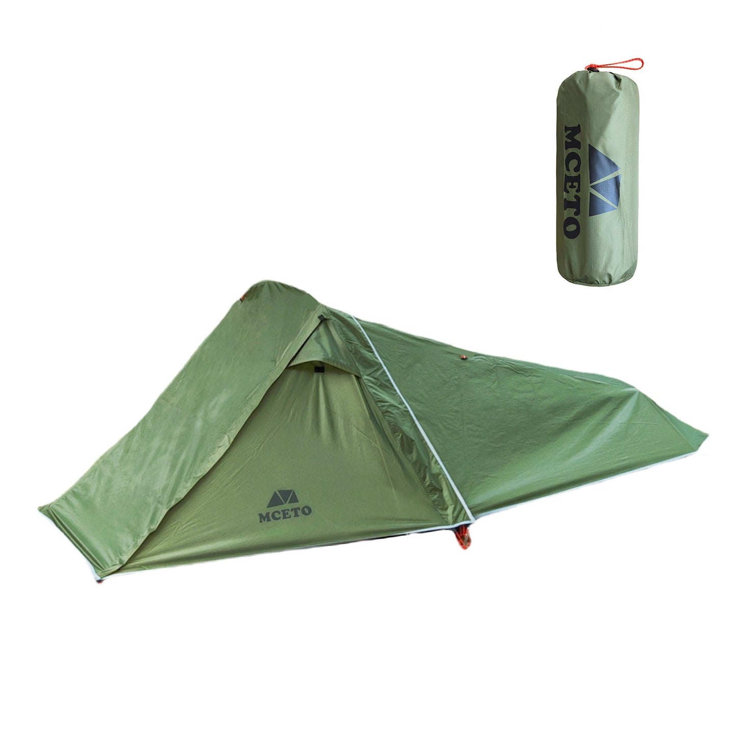 Lightweight 2-Person Backpacking Tent with Aluminum Pole - MCETO Double Layer Camping Tent