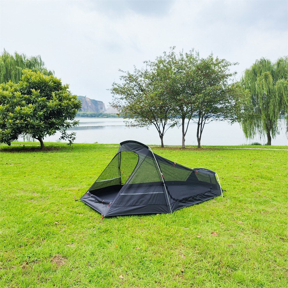 Lightweight 2-Person Backpacking Tent with Aluminum Pole - MCETO Double Layer Camping Tent
