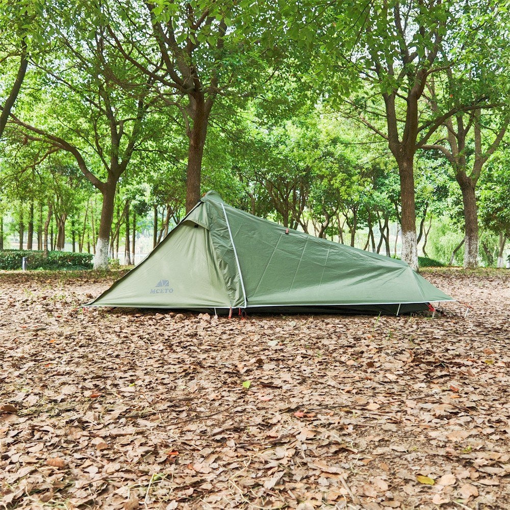 Lightweight 2-Person Backpacking Tent with Aluminum Pole - MCETO Double Layer Camping Tent