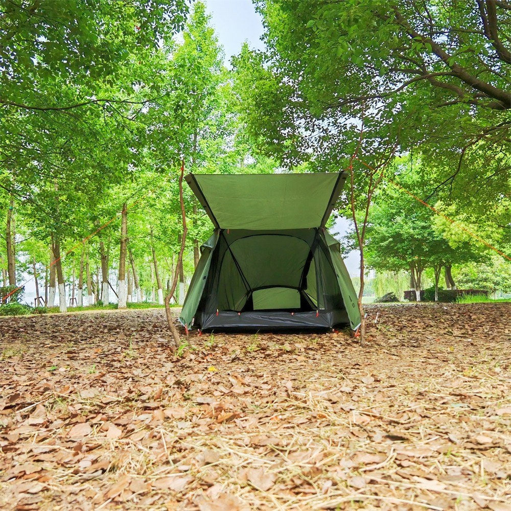 Lightweight 2-Person Backpacking Tent with Aluminum Pole - MCETO Double Layer Camping Tent