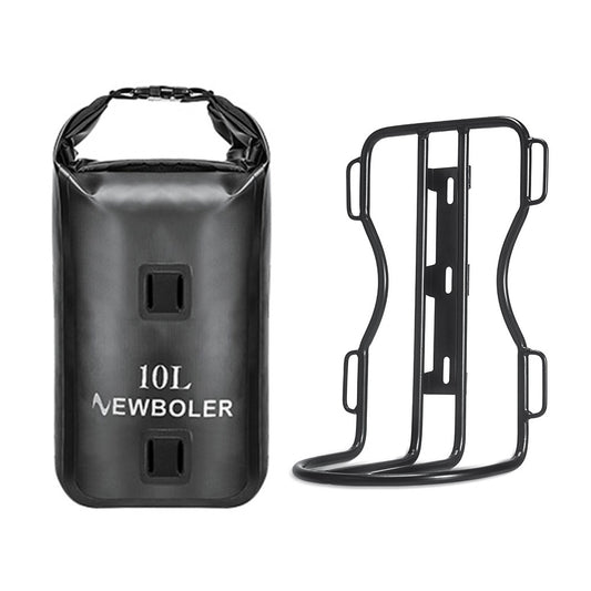 NEWBOLER 10L Waterproof Bike Fork Bag with Roll Closure, Lightweight & Portable for Mountain & Road Bikes
