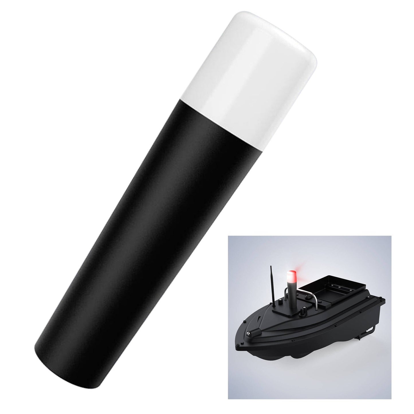 Waterproof LED Boat Navigation Lights - Long-Distance, IP67, Type-C Charging, Magnetic Suction, Adjustable Brightness for Fishing Bait Boats