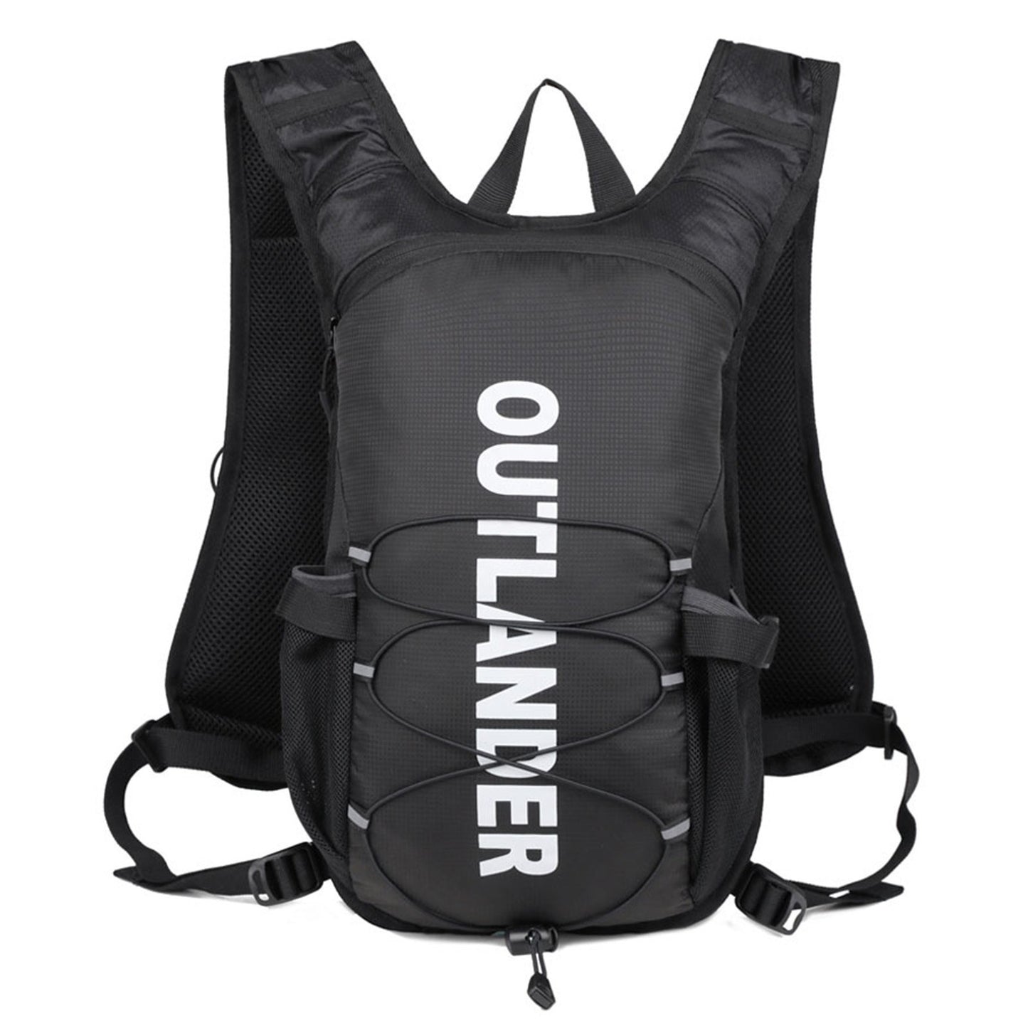 Reflective Nylon Hydration Backpack with Water Bladder for Cycling & Running