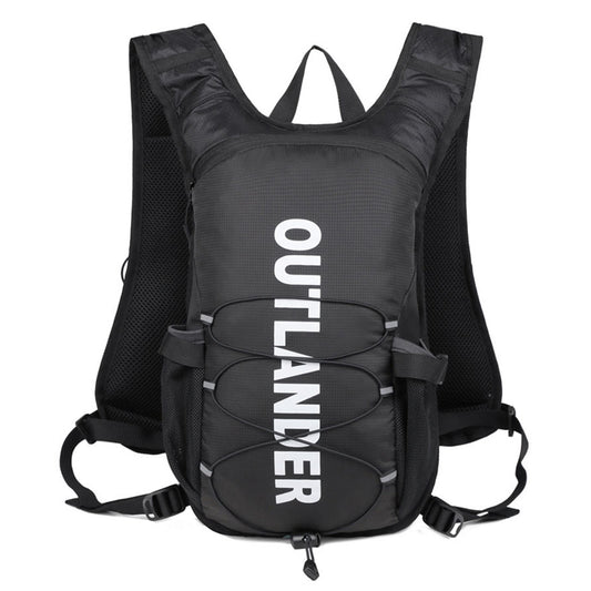 Reflective Nylon Hydration Backpack with Water Bladder for Cycling & Running