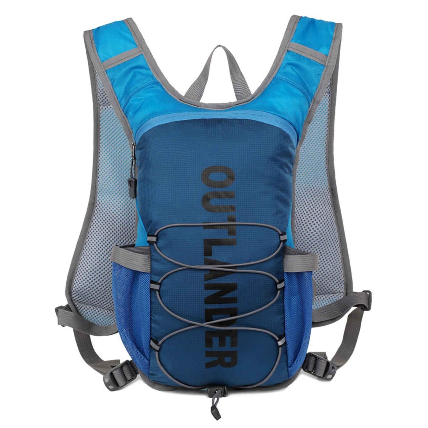 Reflective Nylon Hydration Backpack with Water Bladder for Cycling & Running