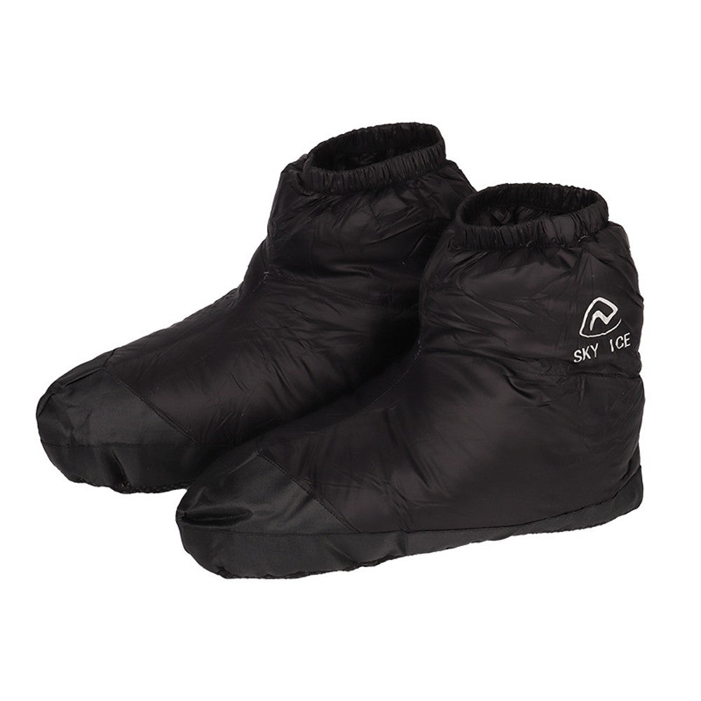 Waterproof Down Slipper Boots - Lightweight Stuffed Booties & Feet Covers