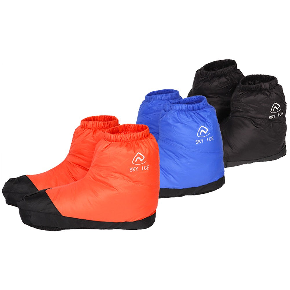 Waterproof Down Slipper Boots - Lightweight Stuffed Booties & Feet Covers