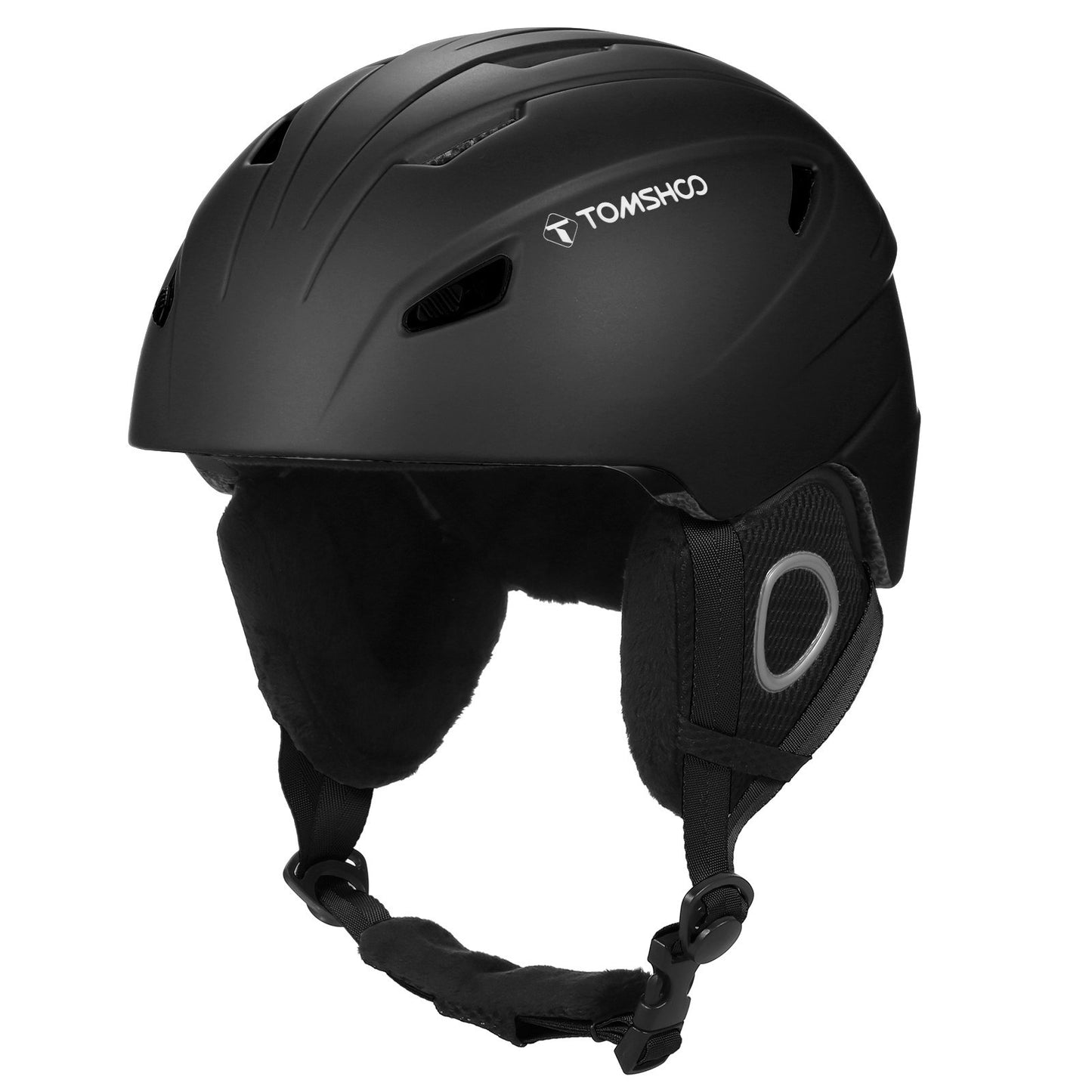 Lightweight Ski & Snowboard Helmet with Removable Goggles, Lining, and Ear Pads for Men & Women