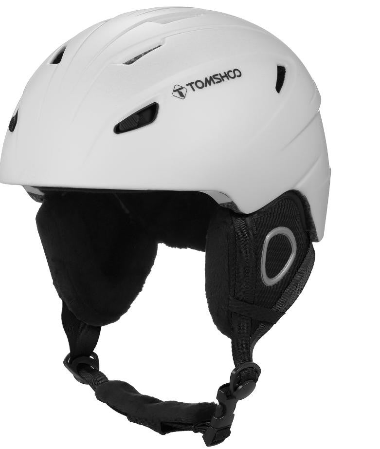 Lightweight Ski & Snowboard Helmet with Removable Goggles, Lining, and Ear Pads for Men & Women