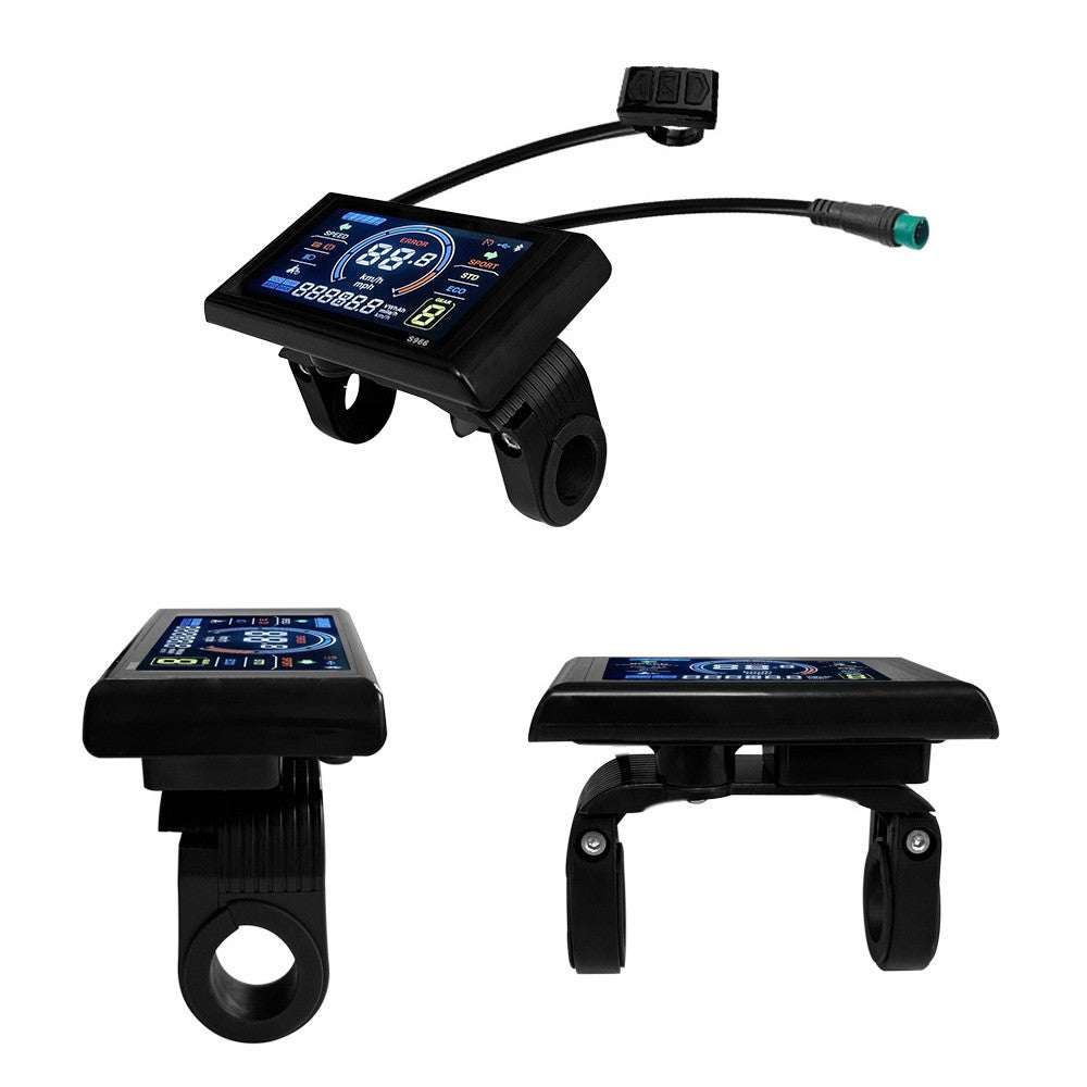 Smart Color LCD Display Panel for Ebike (24-72V, 5-Pin, Waterproof, No. 2 Protocol Controller Compatible) (Copy)