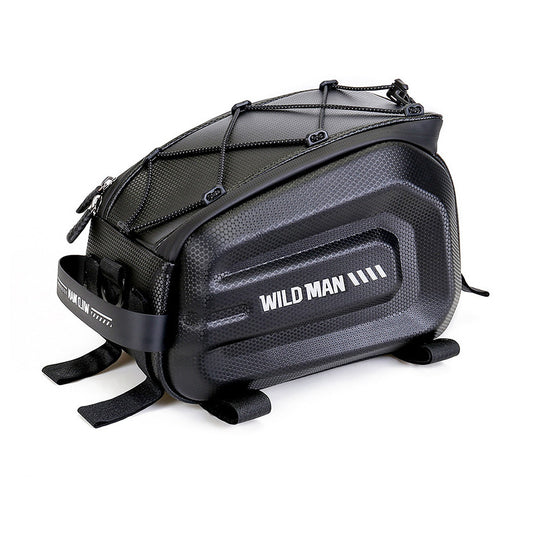 WILD MAN Multipurpose Bicycle Rear Rack Bag - Mountain Bike, Ebike Battery Storage & Accessories
