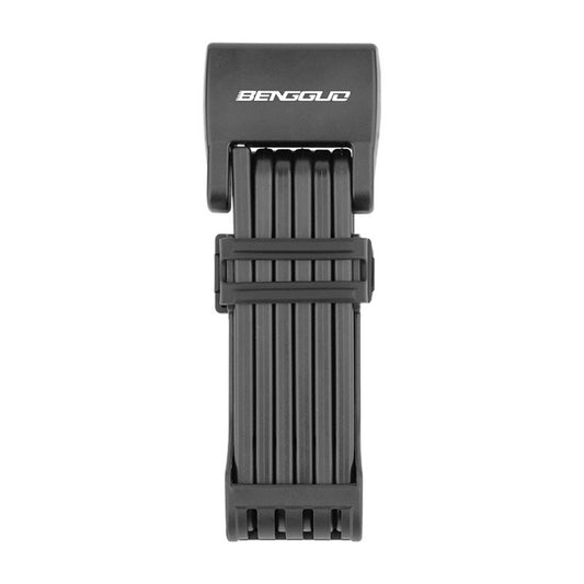 BENGGUO Portable Folding Bike Lock with Strong Security & ABS Cover for Bicycles, Electric Bikes, and Motorcycles - 76.7cm Extended