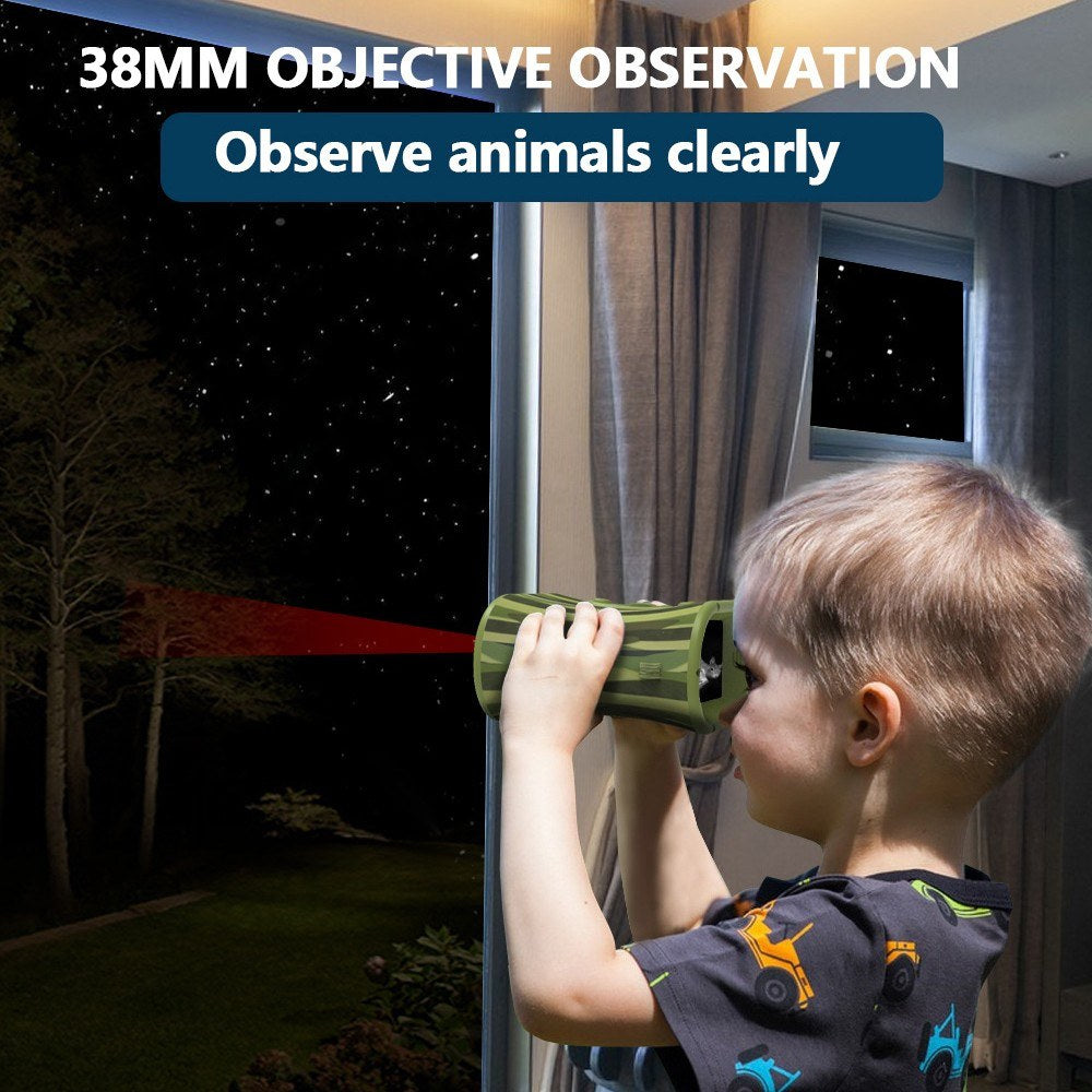Kids Digital Night Vision Binoculars with 2.4” Display & 8X Zoom