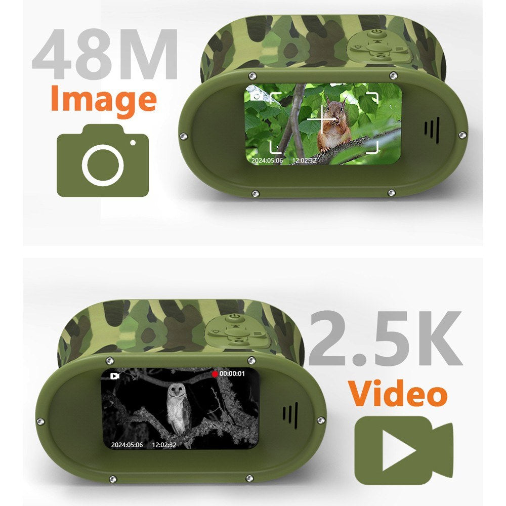 Kids Digital Night Vision Binoculars with 2.4” Display & 8X Zoom