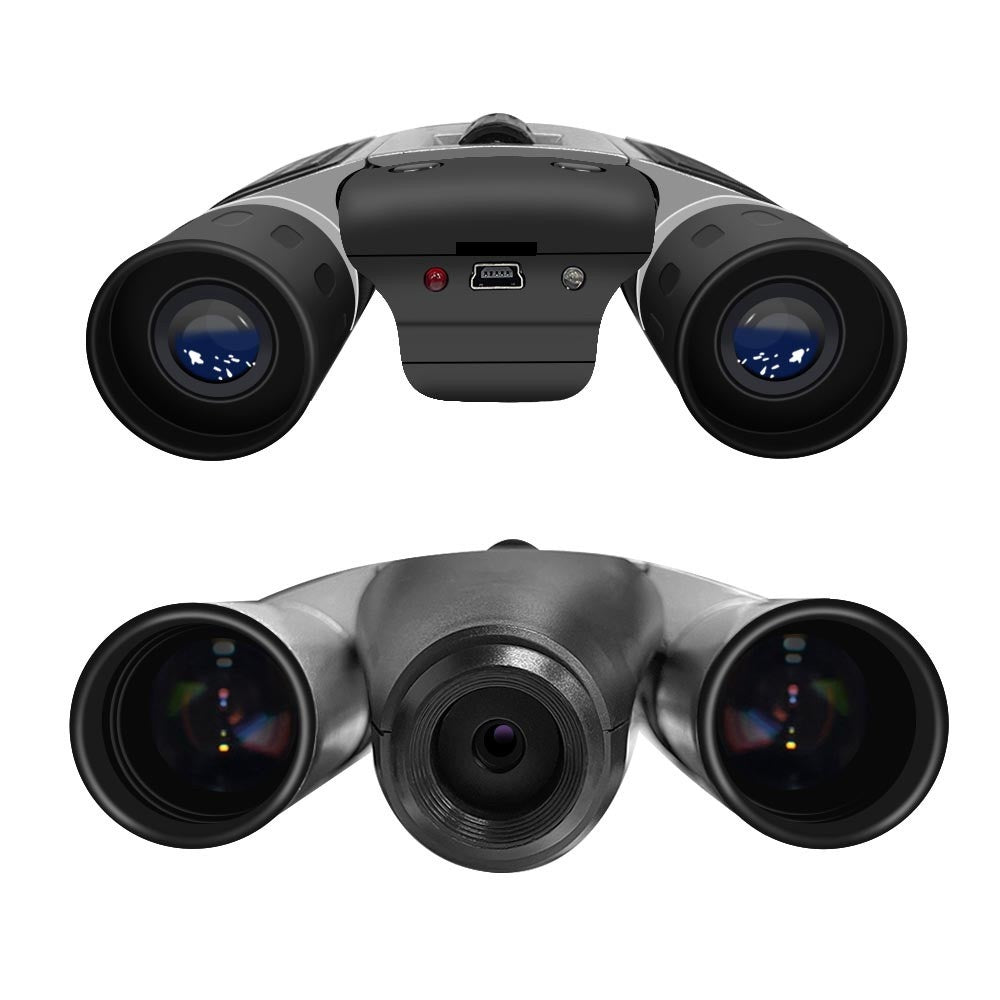High-Definition Digital Binoculars with 10x Zoom & Night Vision, Camera & Video Recording for Adults