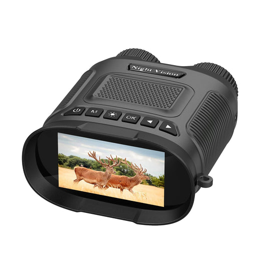 2.5K UHD Infrared Night Vision Binocular Telescope, 40MP Digital Camera, 8X Zoom, 350m IR Range