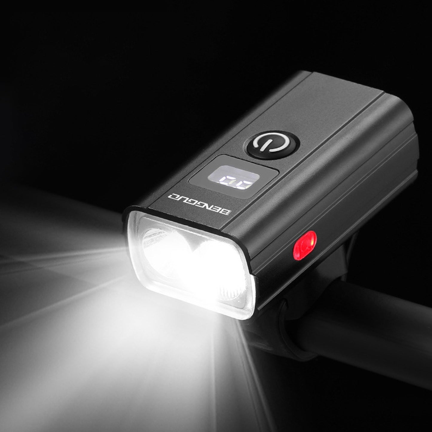 Rechargeable Waterproof Aluminum Alloy Bike Headlight - BENGGUO Bicycle Front Light