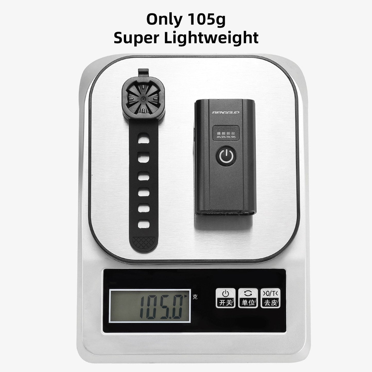 Rechargeable Waterproof Aluminum Alloy Bike Headlight - BENGGUO Bicycle Front Light