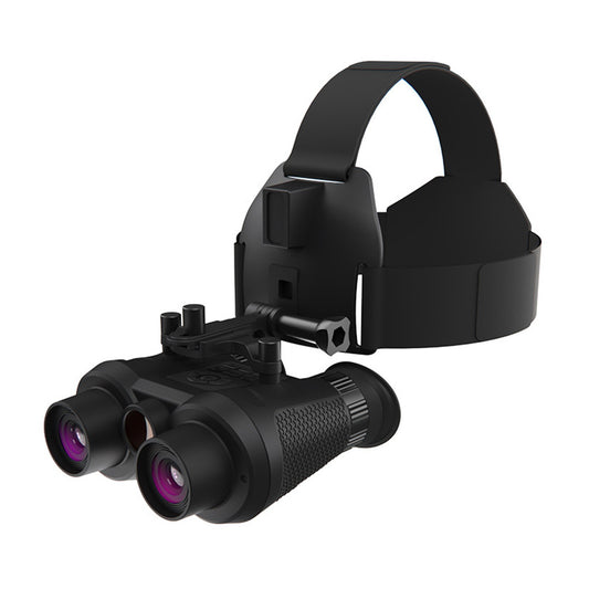 3D VR Night Vision Goggles: Infrared Binoculars with 8064x3024 Photo, 3840x1080 Video Resolutions, 150m Range, Built-in 100-Inch Display, 3W 850nm Spotlight & 7 Brightness Levels
