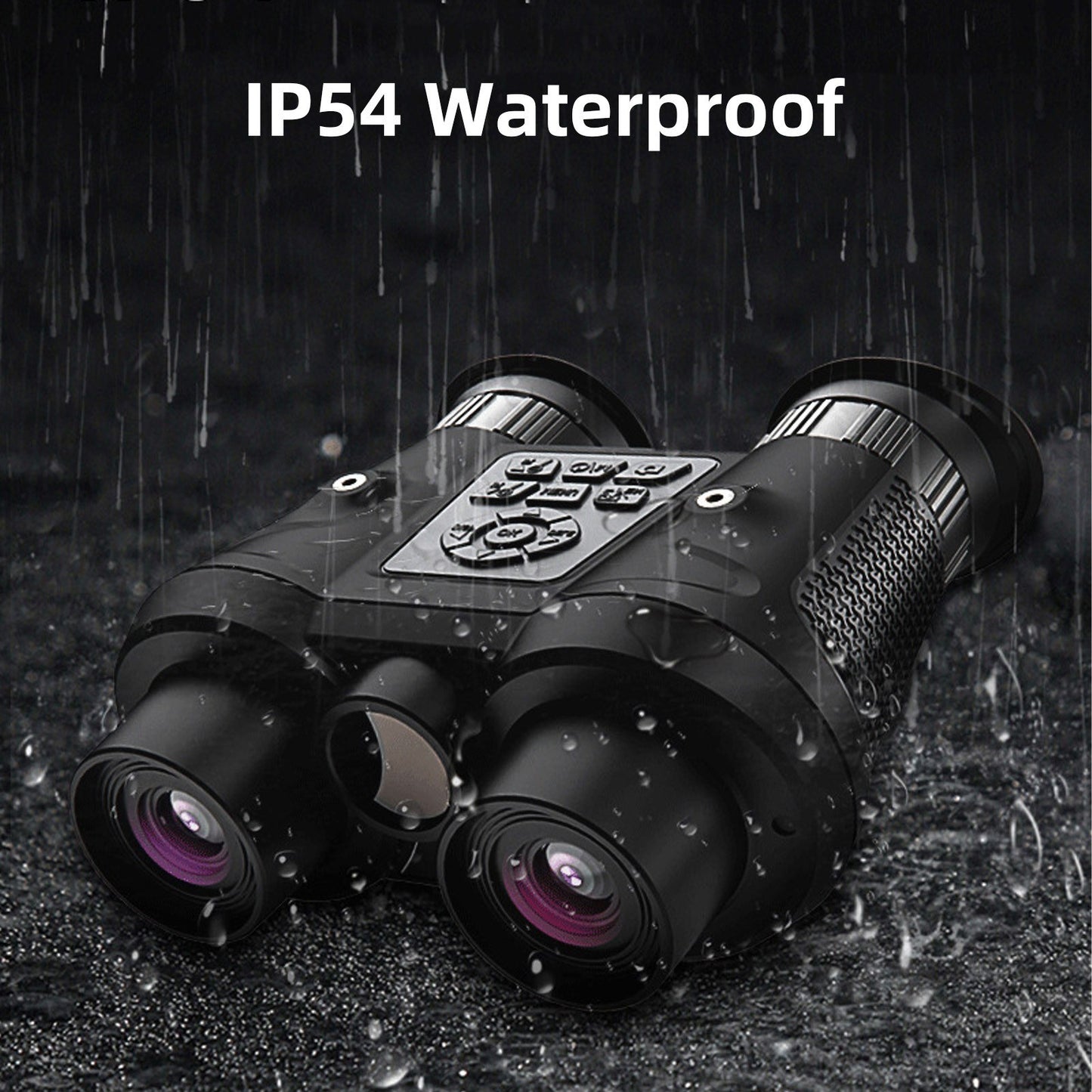 3D VR Night Vision Goggles: Infrared Binoculars with 8064x3024 Photo, 3840x1080 Video Resolutions, 150m Range, Built-in 100-Inch Display, 3W 850nm Spotlight & 7 Brightness Levels
