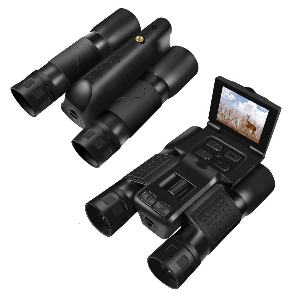 8X Zoom Digital Binoculars with 2.4-Inch LCD Camera for Bird Watching