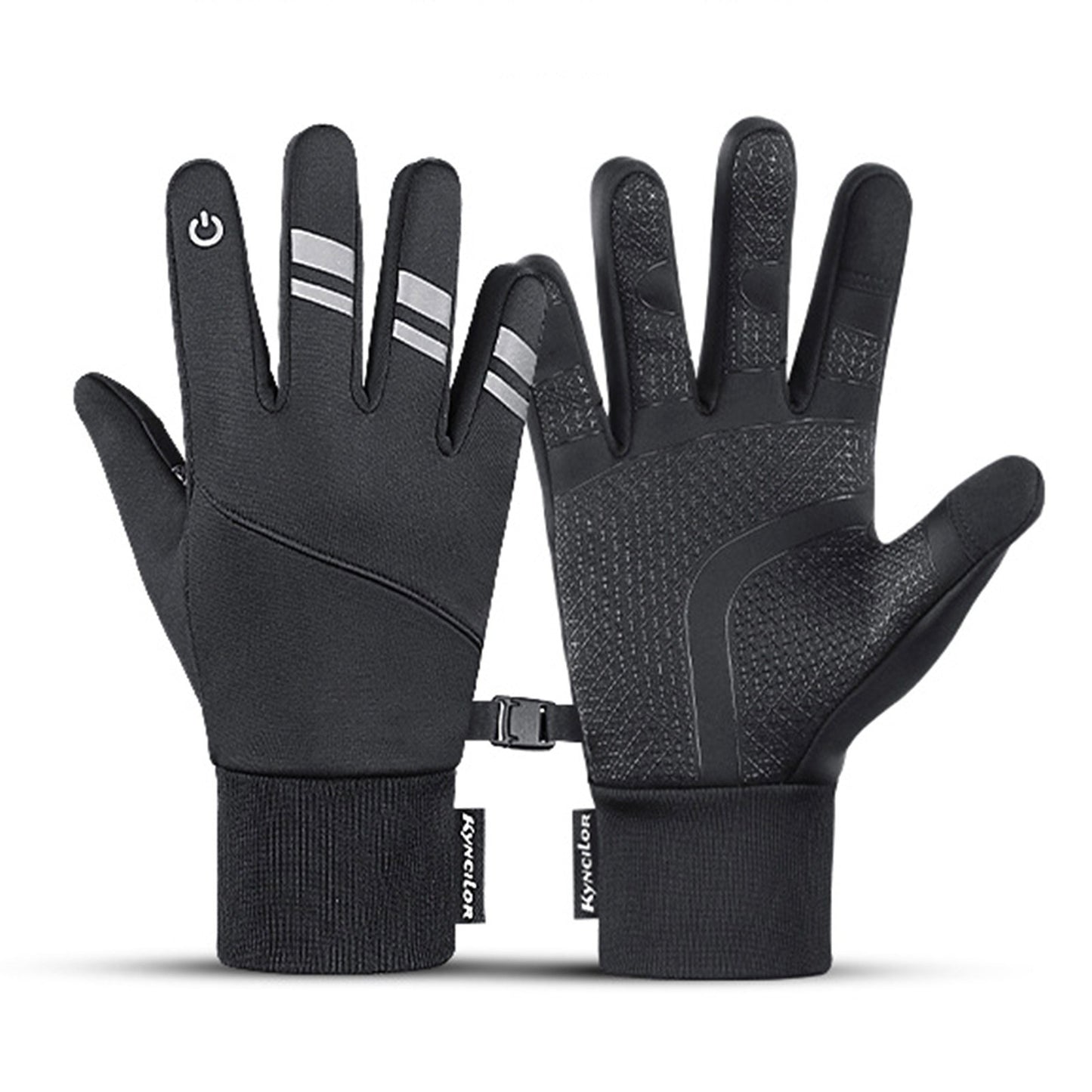 KYNCILOR Waterproof Winter Cycling Gloves - Touchscreen, Windproof, Reflective for Ski & Riding