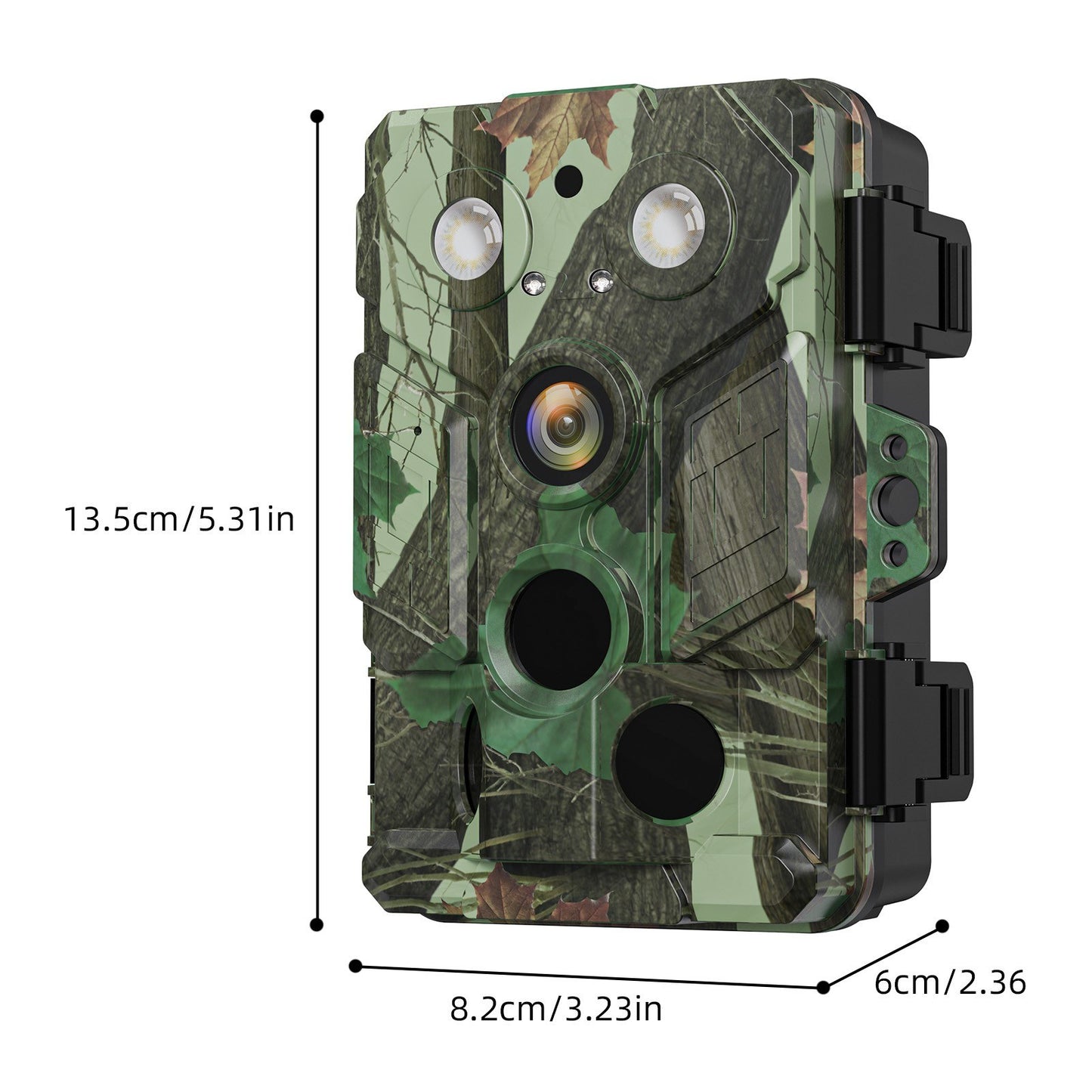 32MP Wildlife Trail Camera with Motion Activation, 1080p Video, Infrared, IP66 Waterproof, WiFi APP Control, PIR Sensor