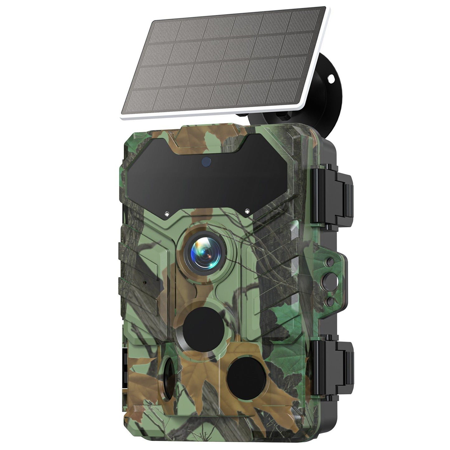 32MP Wireless Solar Trail Camera - Outdoor Wildlife & Hunting, Infrared Night Vision, WiFi, IP66 Waterproof