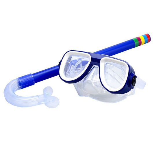 Eco-friendly Kids Snorkel & Diving Mask Set - Protects Eyes & Nose from Sea Salt & Chlorine, Ideal for Swimming & Snorkeling, Bright Colors