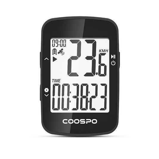 COOSPO BC26 Wireless Bike GPS Computer, Multifunctional & Waterproof with Auto Backlight, Odometer, Speedometer for Road & MTB