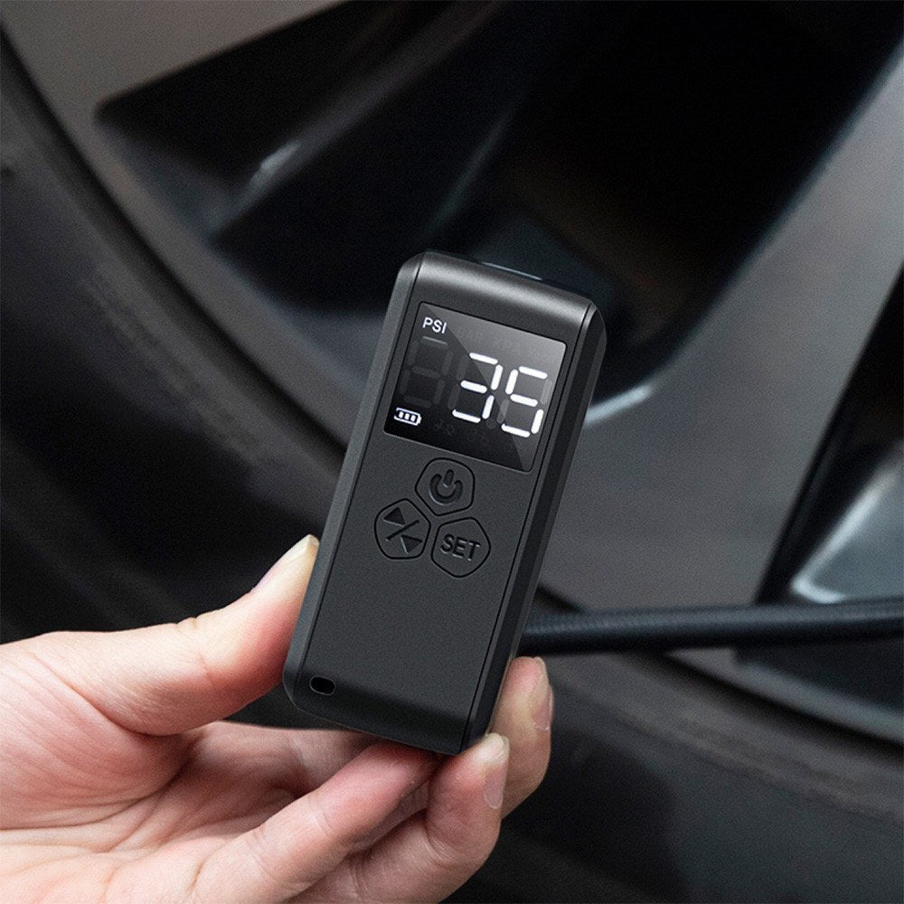 Cordless 150PSI Digital Air Pump: High-Pressure Portable Inflator for Tires, Bikes, and Sports Gear