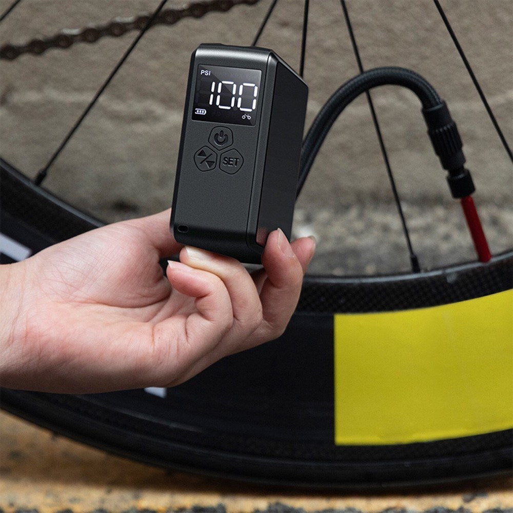 Cordless 150PSI Digital Air Pump: High-Pressure Portable Inflator for Tires, Bikes, and Sports Gear