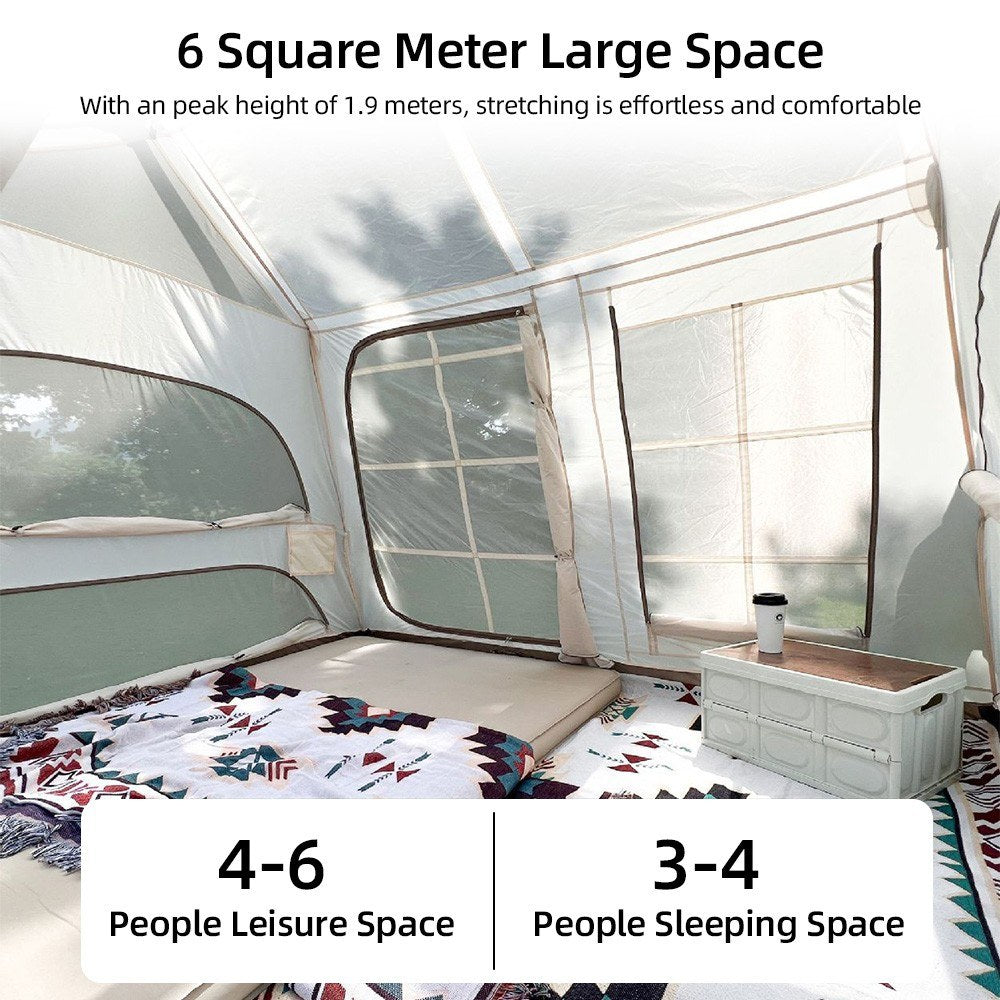 Gofun Large Family Cabin Tent with Projector Screen - Waterproof & Sunproof for Outdoor Camping & Hiking
