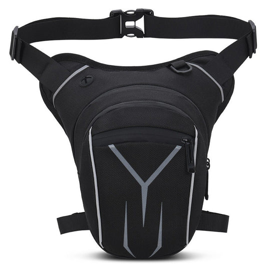 Rainproof Reflective Motorcycle Leg Bag Fanny Pack for Men