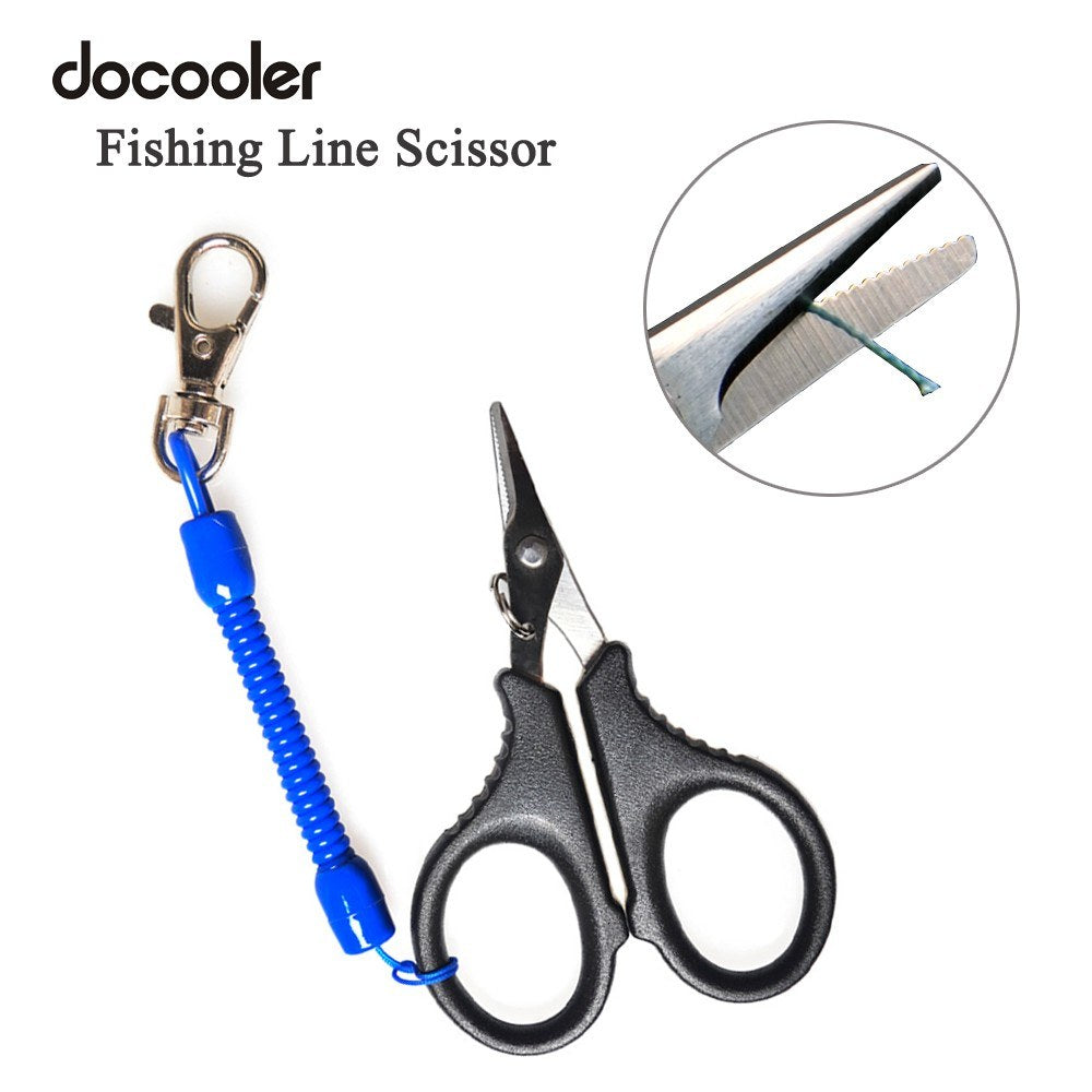 Docooler Stainless Steel Fishing Scissors & Line Cutter for Lures